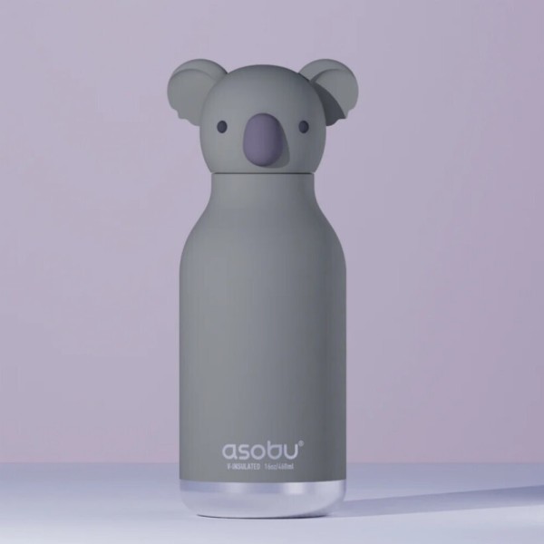 Παγούρι Θερμός ανοξείδωτο με καλαμάκι 460ml Asobu Bestie 05832 Coala
