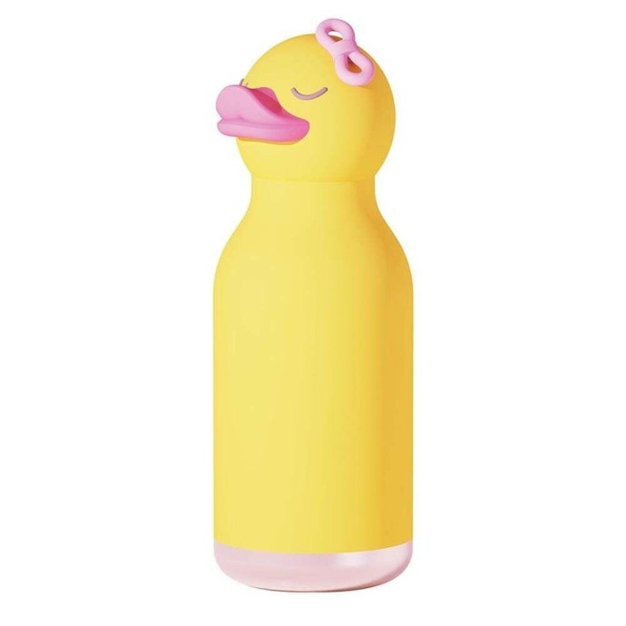 Παγούρι Θερμός ανοξείδωτο με καλαμάκι 460ml Asobu Bestie 05836 Ducky