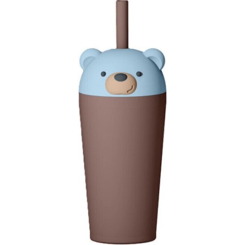 Παγούρι Θερμός  ανοξείδωτο με καλαμάκι 720ml Asobu Bestie Sippy 05887 Bear