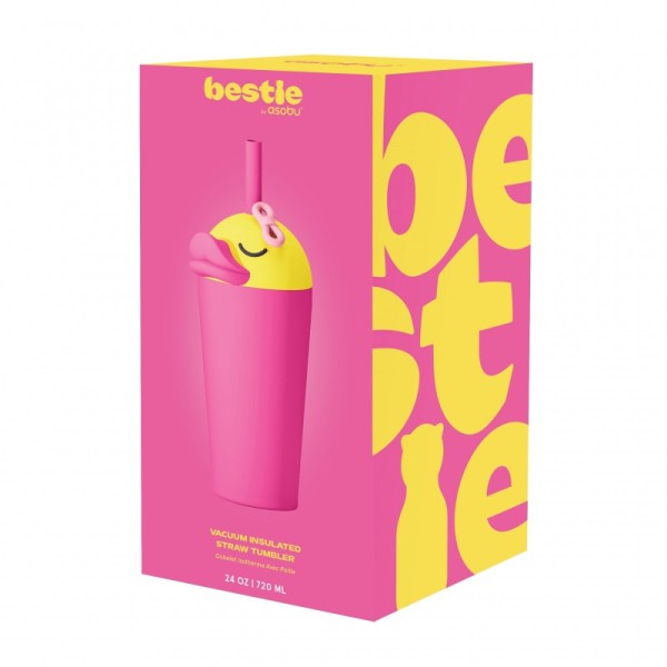Παγούρι Θερμός  ανοξείδωτο με καλαμάκι 720ml Asobu Bestie Sippy 05890 Ducky