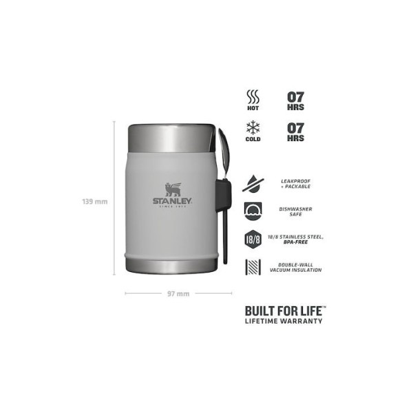 Δοχείο Φαγητου Stanley Classic Legendary Food Jar 0.4L Ash