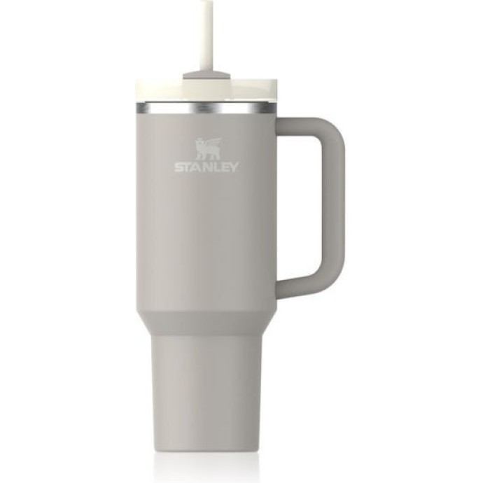 Stanley Quencher H2.O Flow State Tumbler Ποτήρι Θερμός με Καλαμάκι 1.18L 40oz Ash
