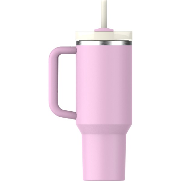 Stanley Quencher H2.O Flow State Tumbler Ποτήρι Θερμός με Καλαμάκι 1.18L 40oz Cherry Blossom