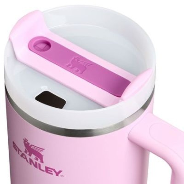 Stanley Quencher H2.O Flow State Tumbler Ποτήρι Θερμός με Καλαμάκι 1.18L 40oz Cherry Blossom