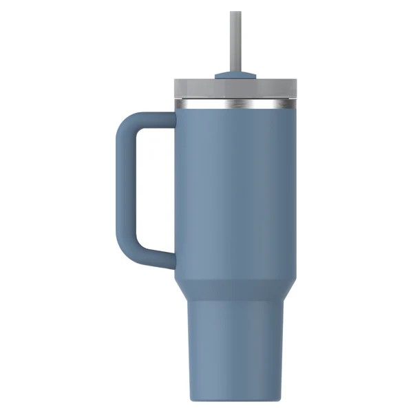 Stanley Quencher H2.O Flow State Tumbler Ποτήρι Θερμός με Καλαμάκι 1.18L 40oz Indigo