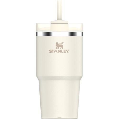 Stanley Quencher H2.O Flow State Tumbler Ποτήρι Θερμός με Καλαμάκι 0.59L Cream
