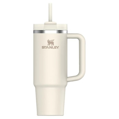 Stanley Quencher H2.O Flow State Tumbler Ποτήρι Θερμός με Καλαμάκι 0.89L Cream