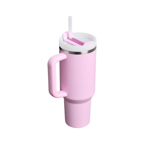 Stanley Quencher H2.O Flow State Tumbler Ποτήρι Θερμός με Καλαμάκι  0.89L Cherry Blossom
