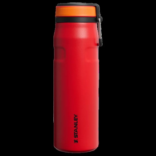 Stanley The IceFlow Twist Flip 0,7l Μπουκάλι Θερμός Ανοξείδωτο Chili Black
