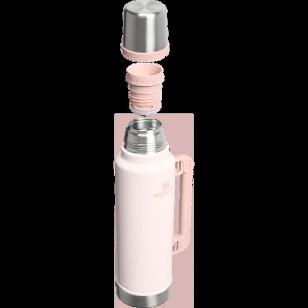 Stanley The Legendary Classic Bottle Παγούρι Θερμός Ανοξείδωτο BPA Free 1.4lt Hammertone Rose Quartz Stanley The Legendary Classic Bottle Παγούρι Θερμός Ανοξείδωτο BPA Free 1.4lt Hammertone Rose Quartz