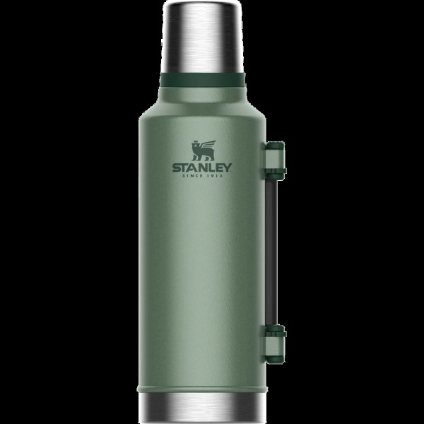 Stanley The Legendary Classic Bottle Παγούρι Θερμός Ανοξείδωτο BPA Free 1.9lt Hammertone Green