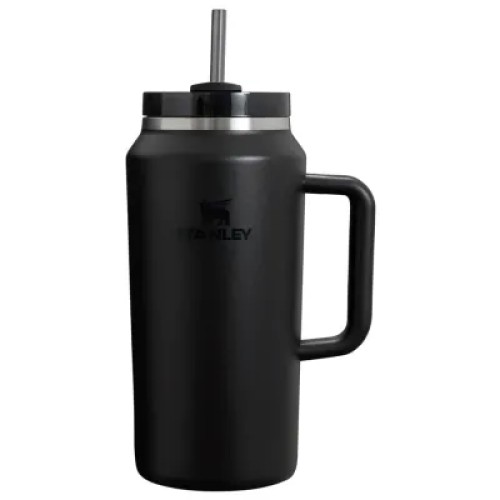 Stanley Quencher H2.O Flow State Tumbler Ποτήρι Θερμός με Καλαμάκι 1.9L 40oz Black 2