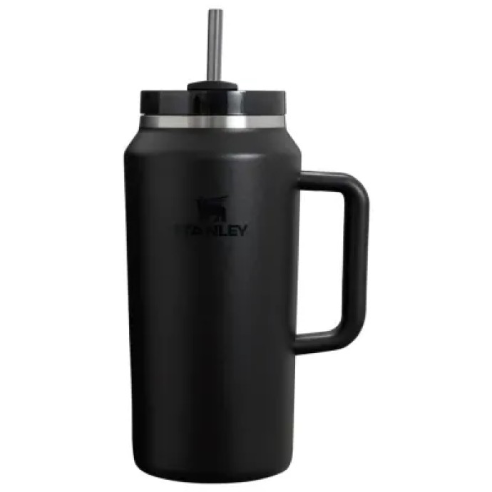 Stanley Quencher H2.O Flow State Tumbler Ποτήρι Θερμός με Καλαμάκι 1.9L 40oz Black 2