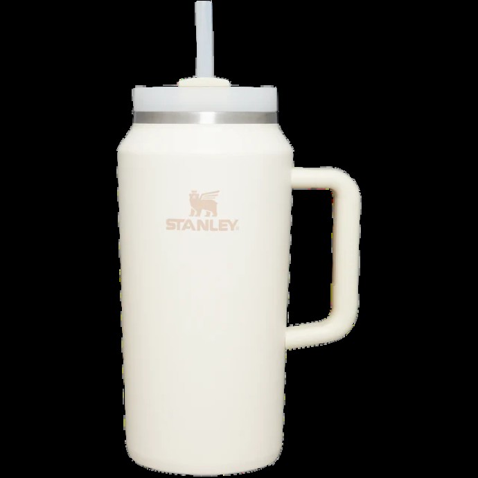 Stanley Quencher H2.O Flow State Tumbler Ποτήρι Θερμός με Καλαμάκι 1.9L 40oz Cream