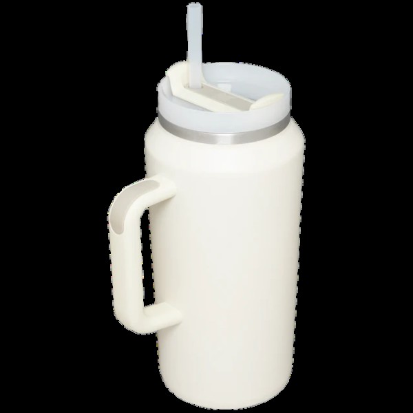 Stanley Quencher H2.O Flow State Tumbler Ποτήρι Θερμός με Καλαμάκι 1.9L 40oz Cream