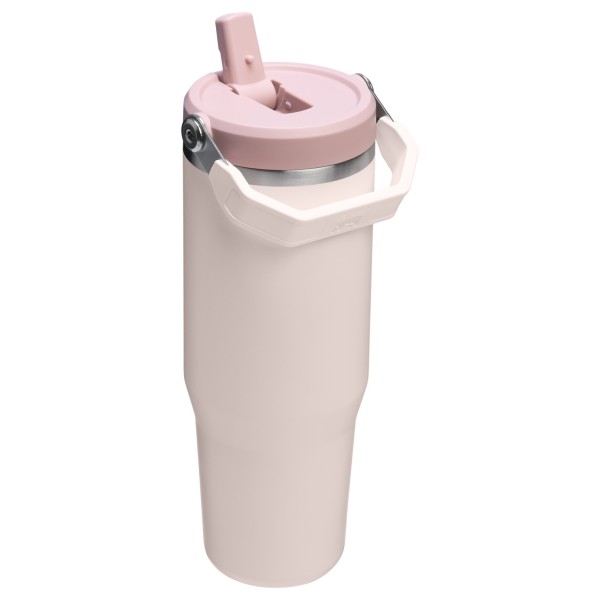 Stanley Iceflow Flip Straw Ποτήρι Θερμός Ανοξείδωτο BPA Free 890ml με Καλαμάκι Rose Quartz