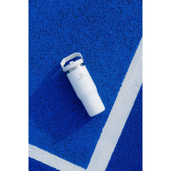 Stanley Iceflow Flip Straw Ποτήρι Θερμός Ανοξείδωτο BPA Free 890ml με Καλαμάκι Pale Stone Atomic
