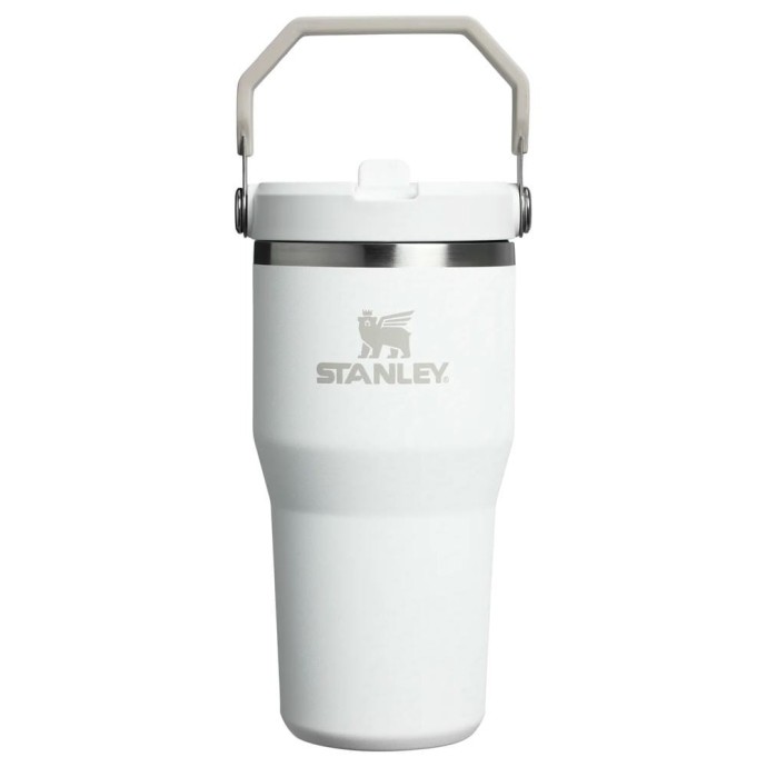Stanley Iceflow Flip Straw Ποτήρι Θερμός Ανοξείδωτο BPA Free 600ml με Καλαμάκι Frost