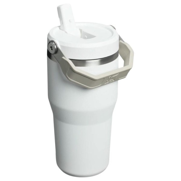 Stanley Iceflow Flip Straw Ποτήρι Θερμός Ανοξείδωτο BPA Free 600ml με Καλαμάκι Frost
