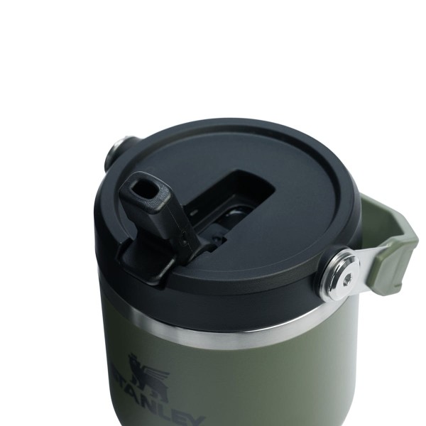 Stanley Iceflow Flip Straw Ποτήρι Θερμός Ανοξείδωτο BPA Free 600ml με Καλαμάκι Dried Pine