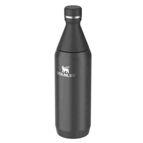 Stanley The All Day Slim Bottle Μπουκάλι Θερμός Ανοξείδωτο BPA Free 0,6lt Black Gloss ΑΞΕΣΟΥΑΡ