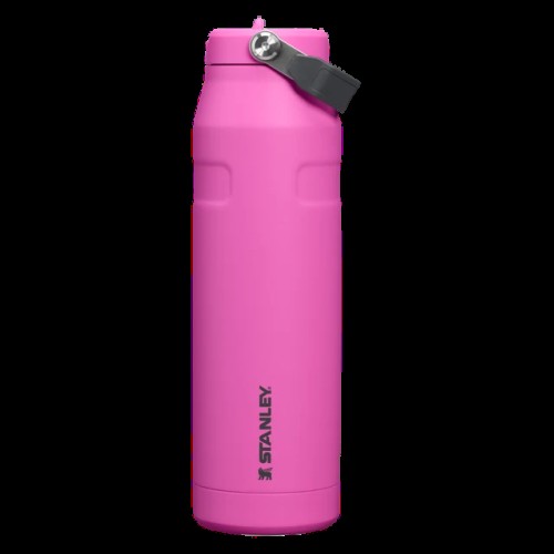 Stanley Iceflow  Bottle Flip Straw Ποτήρι Θερμός Ανοξείδωτο BPA Free 1.06l με Καλαμάκι 2.0 Hot Pink