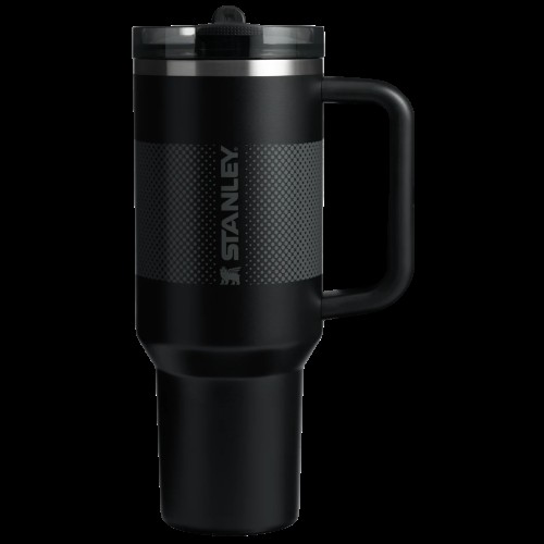 Stanley Quencher ProTour Flip Ποτήρι Θερμός Ανοξείδωτο BPA Free 1.18lt με Καλαμάκι Black Fade