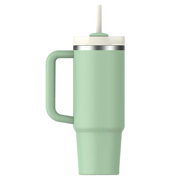 Stanley Quencher H2.O Flow State Tumbler Ποτήρι Θερμός με Καλαμάκι 0.89L 30oz Pistachio
