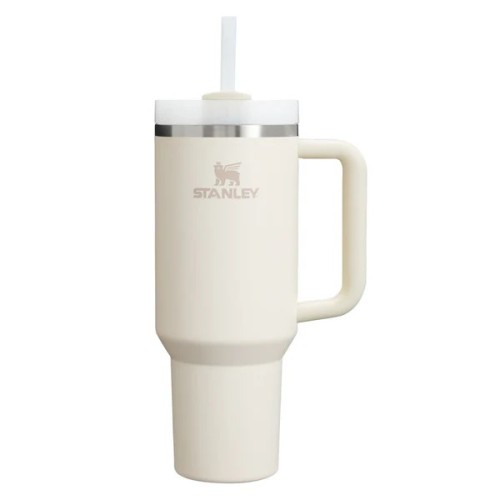 Stanley Quencher H2.O Flow State Tumbler Ποτήρι Θερμός με Καλαμάκι 1.18L 40oz Cream