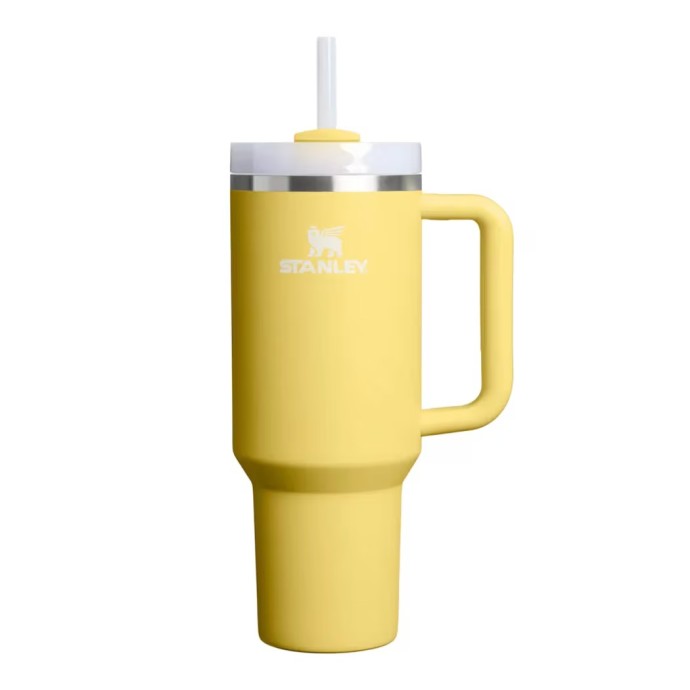 Stanley Quencher H2.O Flow State Tumbler Ποτήρι Θερμός με Καλαμάκι 1.18L Daffodil