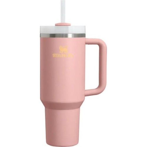 Stanley Quencher H2.O Flow State Tumbler Ποτήρι Θερμός με Καλαμάκι 1.18L Peach Rose