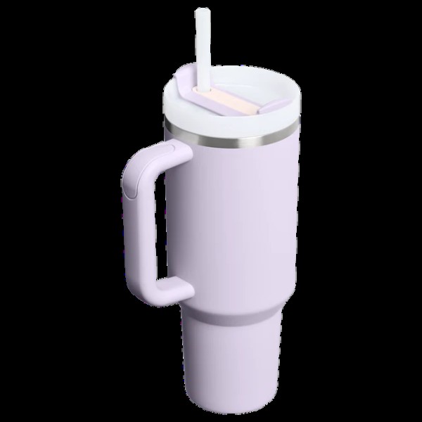 Stanley Quencher H2.O Flow State Tumbler Ποτήρι Θερμός με Καλαμάκι 1.18L Purple Dust