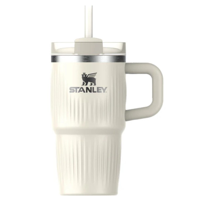 Stanley Quencher H2.O Fluted Tumbler 0.6l Cream Gloss