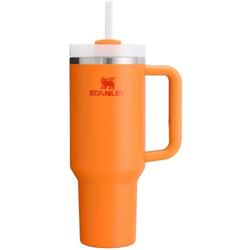 Stanley Quencher H2.O Flow State Tumbler Ποτήρι Θερμός με Καλαμάκι 1.18L 40oz  Goldenrod Coral