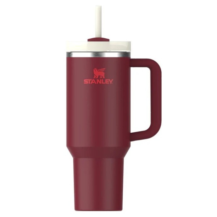 Stanley Quencher H2.O Flow State Tumbler Ποτήρι Θερμός με Καλαμάκι 1.18L 40oz Cranberry
