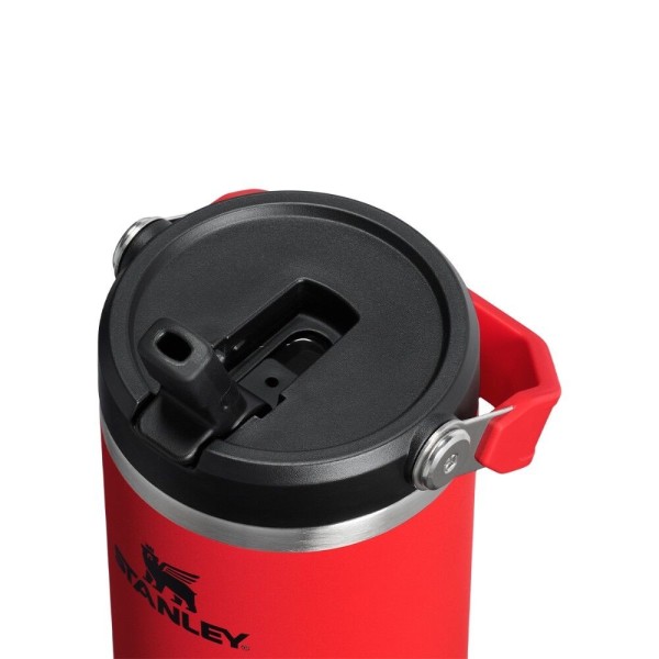 Stanley Iceflow Flip Straw Ποτήρι Θερμός Ανοξείδωτο BPA Free 890ml με Καλαμάκι Chili Black Stanley Iceflow Flip Straw Ποτήρι Θερμός Ανοξείδωτο BPA Free 890ml με Καλαμάκι Chili Black