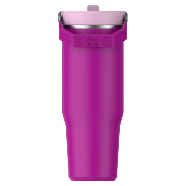 Stanley Iceflow Flip Straw Ποτήρι Θερμός Ανοξείδωτο BPA Free 890ml με Καλαμάκι Violet Blossom
