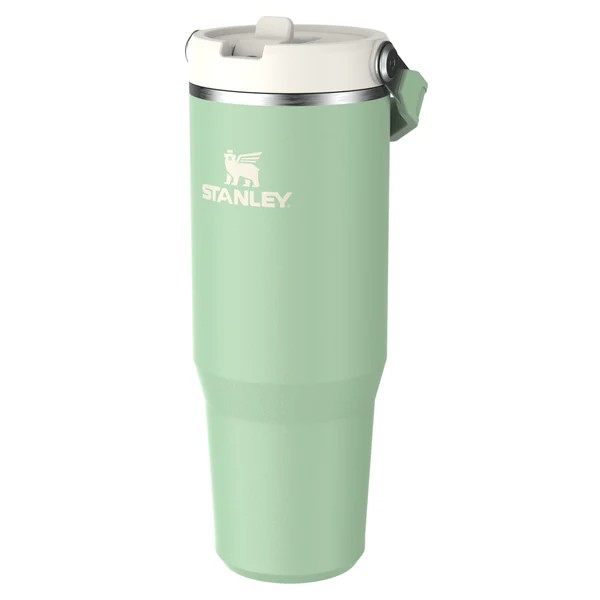 Stanley Iceflow Flip Straw Ποτήρι Θερμός Ανοξείδωτο BPA Free 890ml με Καλαμάκι Pistachio