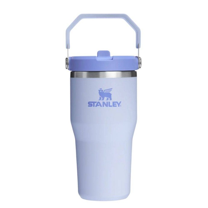Stanley Iceflow Flip Straw Ποτήρι Θερμός Ανοξείδωτο BPA Free 600ml με Καλαμάκι New Drop