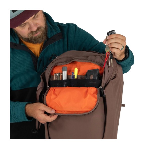 Σακίδιο Πλάτης Osprey Metron 24Lt Magma Brown Goby Orange