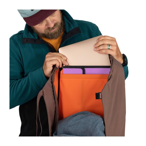 Σακίδιο Πλάτης Osprey Metron 24Lt Magma Brown Goby Orange