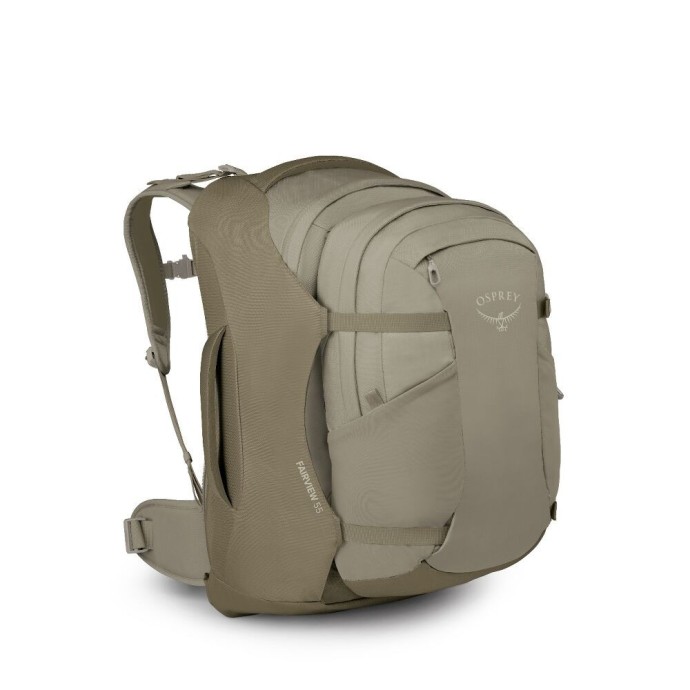 Σακίδιο Πλάτης - Καμπίνας Osprey Fairview Travel Pack 55lt Sawdust-Olive Tan