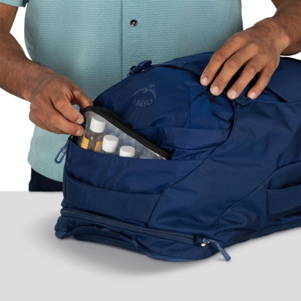 Σακίδιο Πλάτης - Καμπίνας Osprey Farpoint 40Lt Travel Pack 10007391 Antique Blue