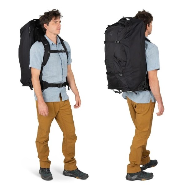 Τροχήλατο Σακίδιο Πλάτης Osprey Farpoint Wheels 65lt O/S Black
