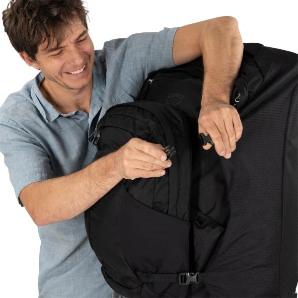 Τροχήλατο Σακίδιο Πλάτης Osprey Farpoint Wheels 65lt O/S Black