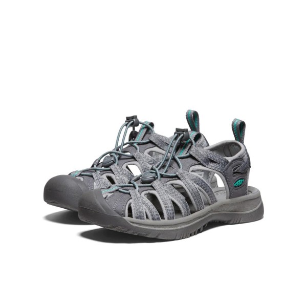 Keen Women's Whisper Γυναικεία Σανδάλια Medium Grey/Peacock Green No40