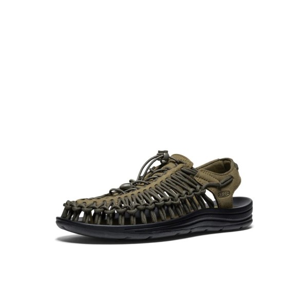 Keen Uneek M Ανδρικά Sneakers Dark Olive/Black ΣΑΝΔΑΛΙΑ