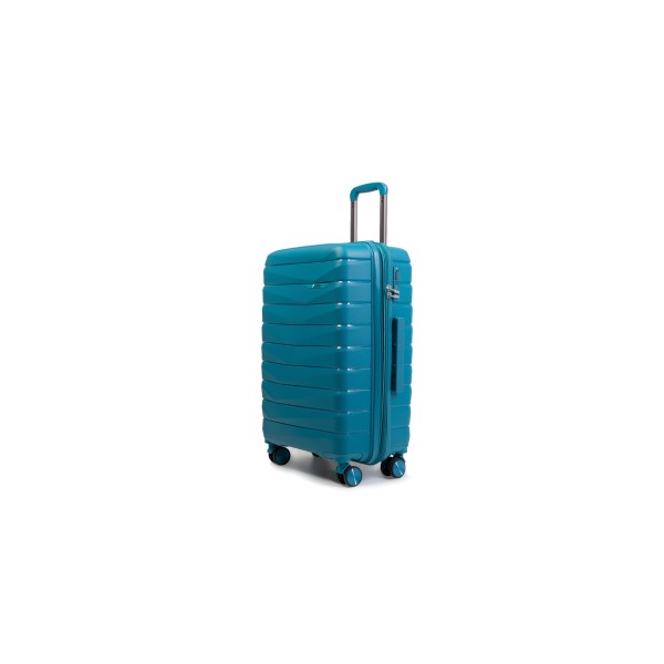 Βαλίτσα Μεσαία Σκληρή Paulter 1024-65 Επεκτεινόμενη Teal ΒΑΛΙΤΣΕΣ & ΣΑΚΟΙ ΤΑΞΙΔΙΟΥ