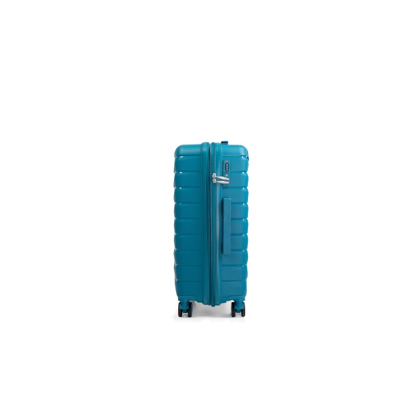 Βαλίτσα Μεσαία Σκληρή Paulter 1024-65 Επεκτεινόμενη Teal ΒΑΛΙΤΣΕΣ & ΣΑΚΟΙ ΤΑΞΙΔΙΟΥ