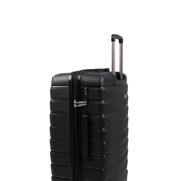 Βαλίτσα Μεγάλη Σκληρή Paulter 1024-75 Επεκτεινόμενη Μαύρο ΒΑΛΙΤΣΕΣ & ΣΑΚΟΙ ΤΑΞΙΔΙΟΥ